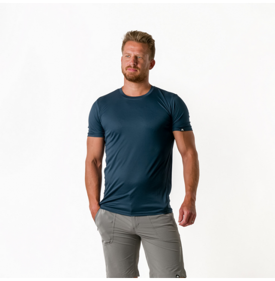 NORTHFINDER TR-3830SP-319 FRANS Men's technical T-shirt GREY