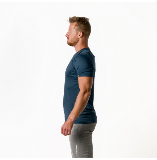 NORTHFINDER TR-3830SP-319 FRANS Men's technical T-shirt GREY