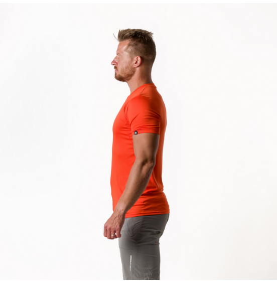 NORTHFINDER TR-3830SP-432 FRANS Men's technical T-shirt ORANGE