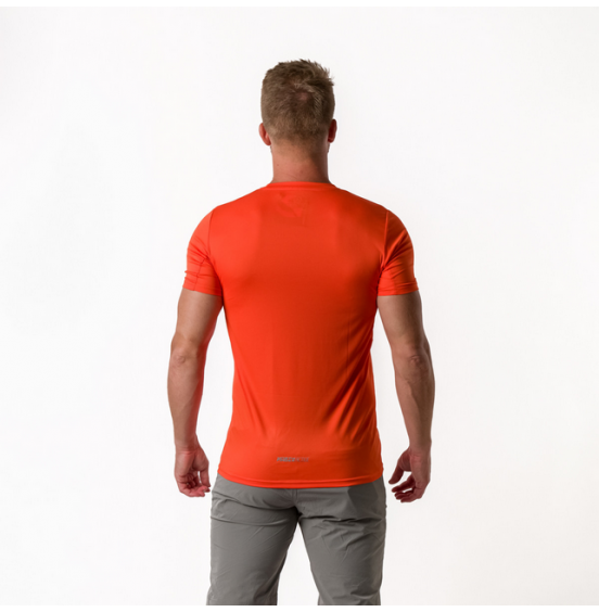 NORTHFINDER TR-3830SP-432 FRANS Men's technical T-shirt ORANGE