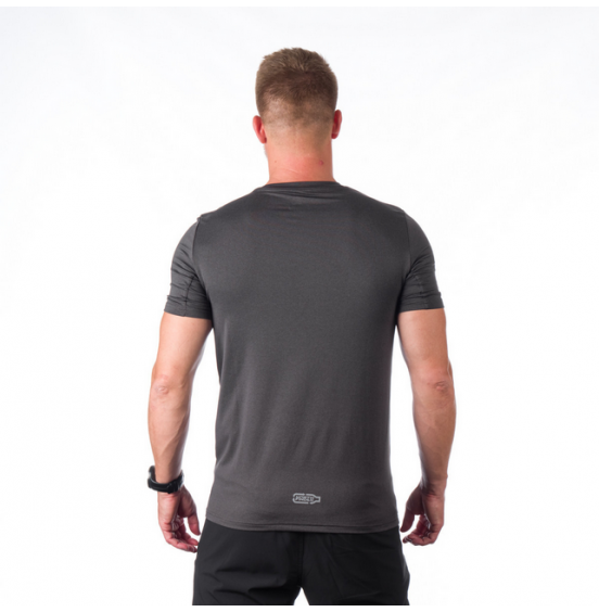 NORTHFINDER TR-3927OR-274 JONES Men's active T-shirt BLACK MELANGE