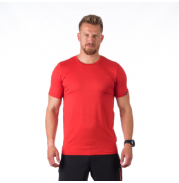NORTHFINDER TR-3927OR-633 JONES Men's active T-shirt DARKRED MELANGE