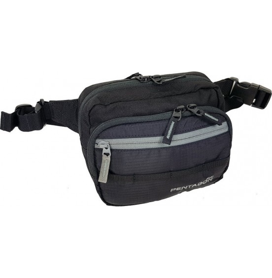 PENTAGON PROTEAN POUCH ΤΣΑΝΤΑΚΙ ΜΕΣΗΣ Κ17078-01 BLACK