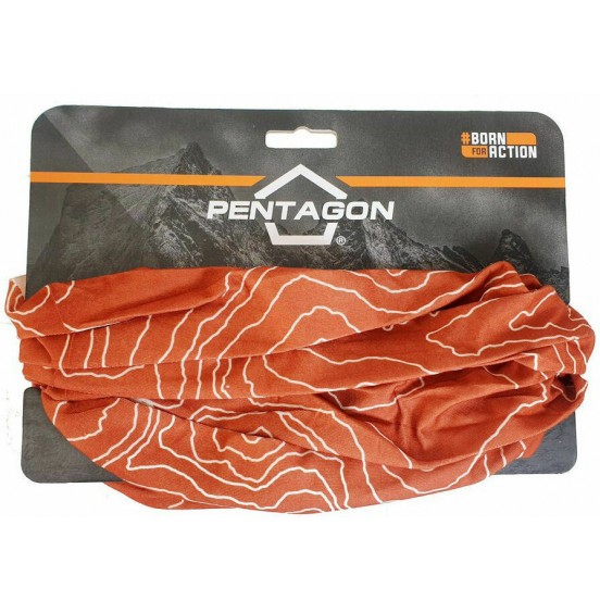 ΓΚΕΤΑ ΛΑΙΜΟΥ PENTAGON SKIRON TOPOGRAPHIC MAP K14013-TM-74 MAROON RED