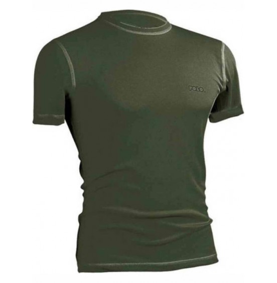 POLO POWER DRY POLARTEC ΠΡΑΣΙΝΗ ΑΝΔΡΙΚΗ ΙΣΟΘΕΡΜΙΚΗ ΚΟΝΤΟΜΑΝΙΚΗ ΜΠΛΟΥΖΑ (9-06-612-07)