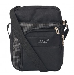 POLO SHOULDER BAG STRIKE L 907008 ΤΣΑΝΤΑΚΙ ΩΜΟΥ BLACK