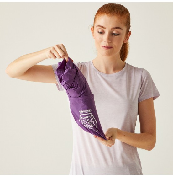 REGATTA ΑΔΙΑΒΡΟΧΗ ΜΕΜΒΡΑΝΗ RWW305-HZZ PACK IT JKT III SUNSET PURPLE