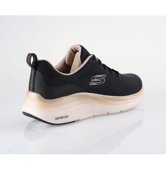 SKECHERS MIDNIGHT GLIMMER 150025-BKRG VAPOR FOAM ΓΥΝΑΙΚΕΙΑ ΑΘΛΗΤΙΚΑ BLACK ROSE GOLD