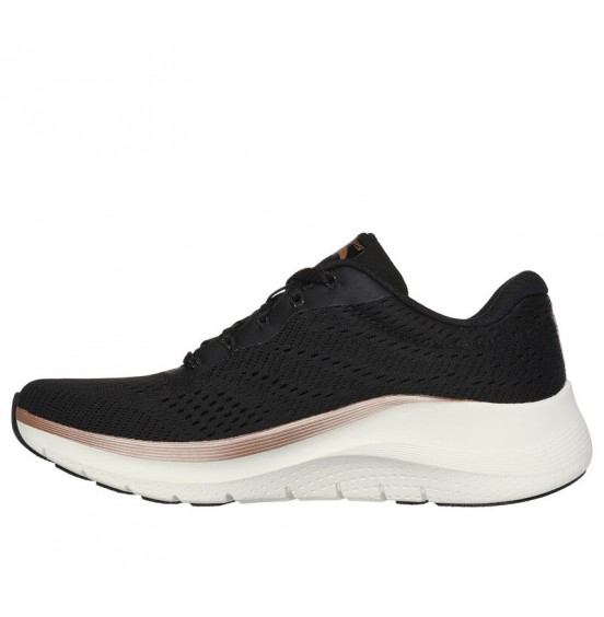 SKECHERS ARCH FIT 2.0 GLOW THE DISTANCE 150067-BKRG ΓΥΝΑΙΚΕΙΟ BLACK-ROZE GOLD