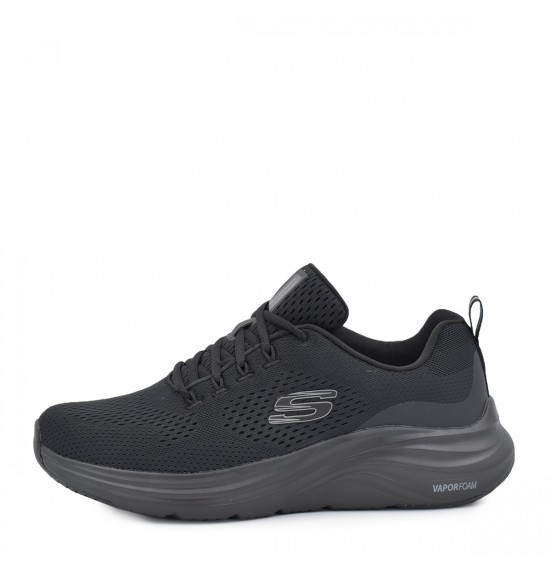 SKECHERS ENGINEERED MESH LACE UP 232625-BBK VAPOR FOAM ΑΝΔΡΙΚΟ ΜΑΥΡΟ