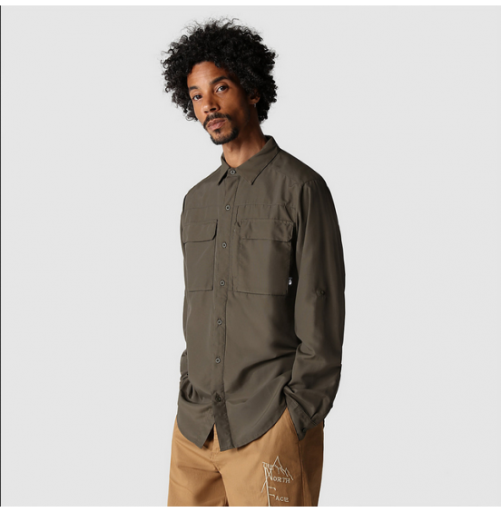 THE NORTH FACE M SEQUOIA SHIRT NF0A4T1821L NEW TAUPE GREEN