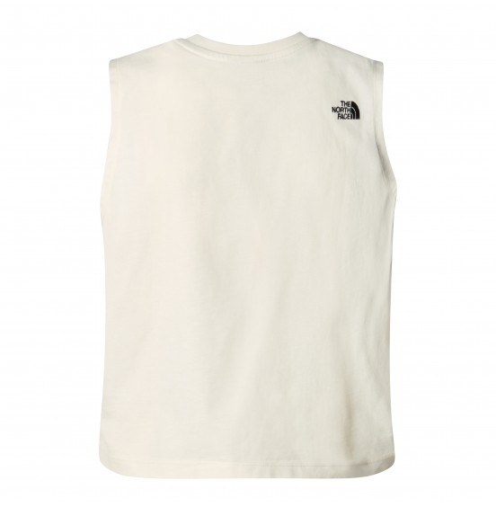 THE NORTH FACE W ESSENTIAL RELAXED TANK NF0A87FAQLI WHITE DUNE