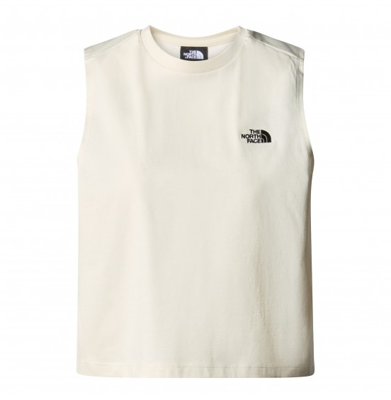 THE NORTH FACE W ESSENTIAL RELAXED TANK NF0A87FAQLI WHITE DUNE