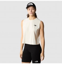 THE NORTH FACE W ESSENTIAL RELAXED TANK NF0A87FAQLI WHITE DUNE