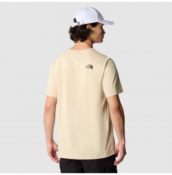 THE NORTH FACE M SIMPLE DOME TEE NF0A87NG3X4 GRAVEL