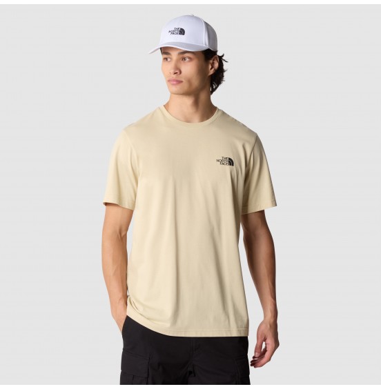 THE NORTH FACE M SIMPLE DOME TEE NF0A87NG3X4 GRAVEL