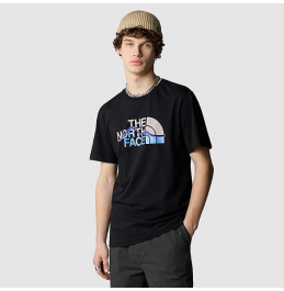 THE NORTH FACE M MOUNTAIN LINE TEE NF0A87NTJK31 BLACK