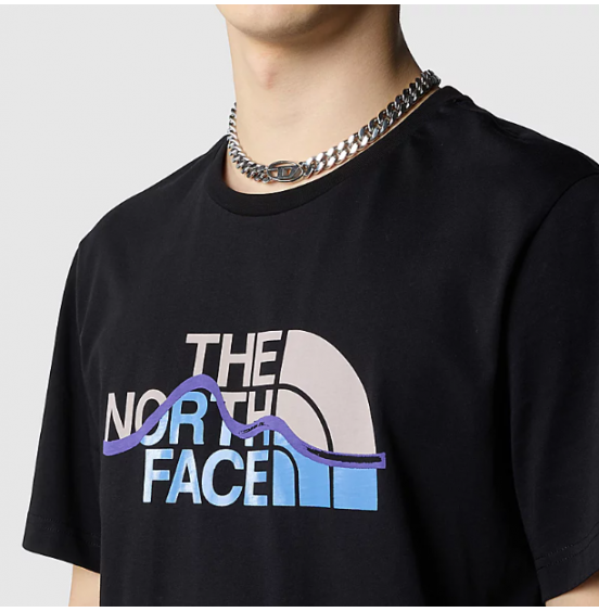 THE NORTH FACE M MOUNTAIN LINE TEE NF0A87NTJK31 BLACK