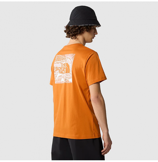 THE NORTH FACE M REDBOX CELEBRATION TEE NF0A87NVPCO DESERT RUST