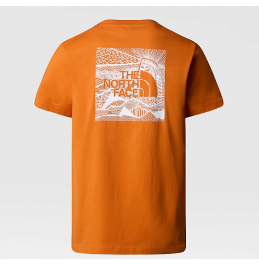 THE NORTH FACE M REDBOX CELEBRATION TEE NF0A87NVPCO DESERT RUST