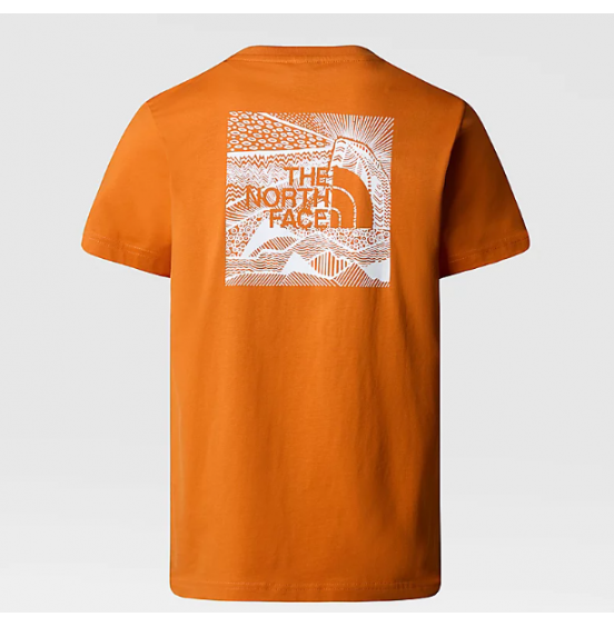THE NORTH FACE M REDBOX CELEBRATION TEE NF0A87NVPCO DESERT RUST