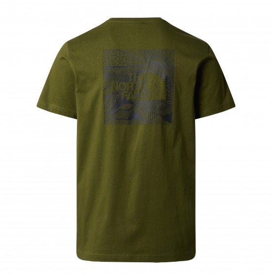 THE NORTH FACE M REDBOX CELEBRATION TEE NF0A87NVPIB FOREST OLIVE