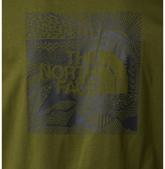 THE NORTH FACE M REDBOX CELEBRATION TEE NF0A87NVPIB FOREST OLIVE