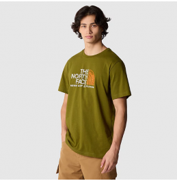 THE NORTH FACE M RUST 2 TEE NF0A87NWPIB1 FOREST OLIVE