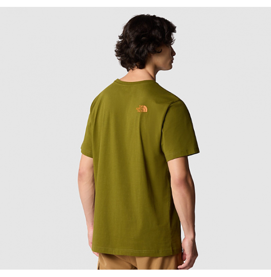THE NORTH FACE M RUST 2 TEE NF0A87NWPIB1 FOREST OLIVE