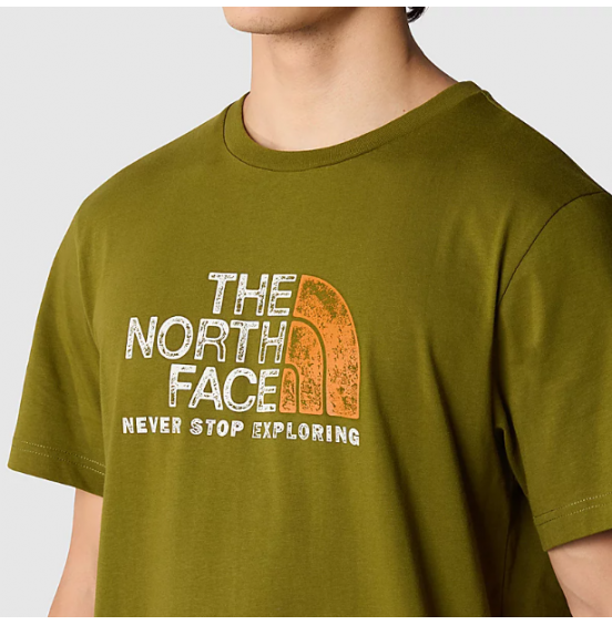 THE NORTH FACE M RUST 2 TEE NF0A87NWPIB1 FOREST OLIVE