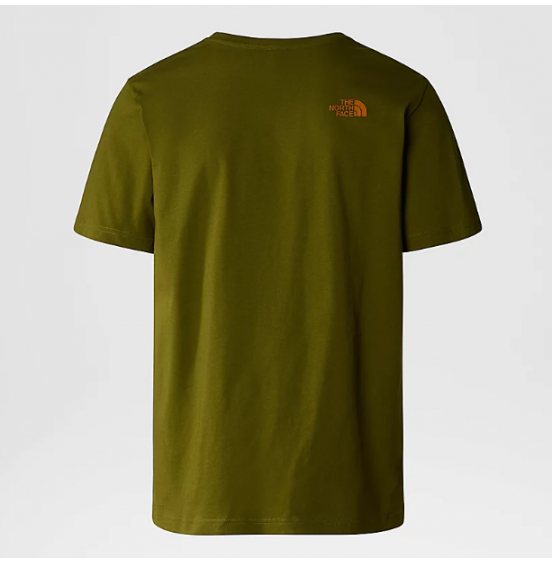 THE NORTH FACE M RUST 2 TEE NF0A87NWPIB1 FOREST OLIVE