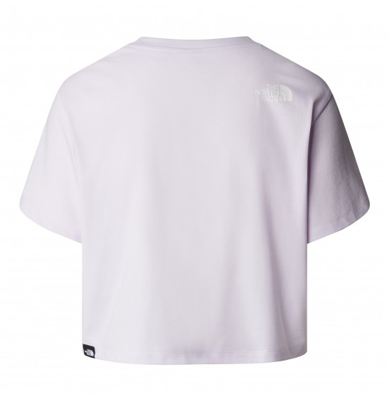 THE NORTH FACE W CROPPED SIMPLE DOME TEE NF0A87U4PMI ICY LILAC