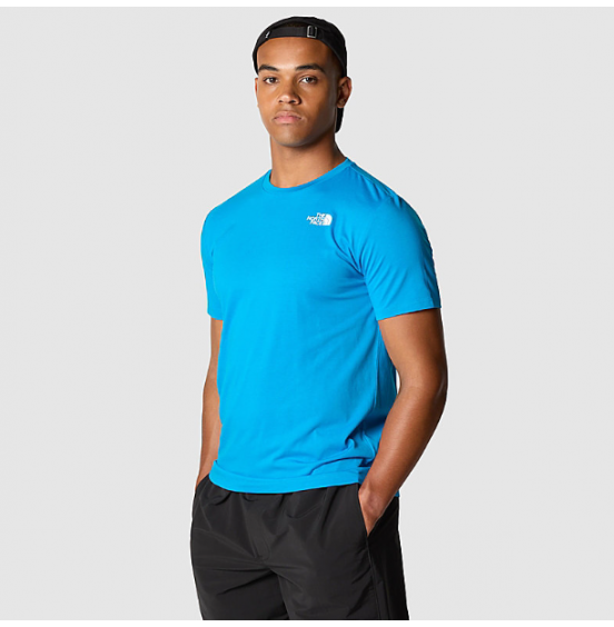 THE NORTH FACE M FOUNDATION TRACKS GRAPHIC TEE NF0A882YRI3 SKYLINE BLUE