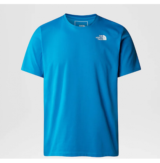 THE NORTH FACE M FOUNDATION TRACKS GRAPHIC TEE NF0A882YRI3 SKYLINE BLUE