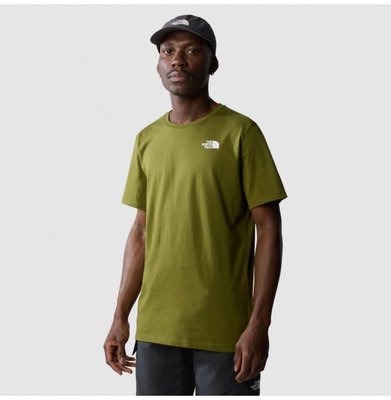 THE NORTH FACE M FOUNDATION MOUNTAIN LINES GRAPHIC TEE NF0A8830PIB FOREST OLIVE