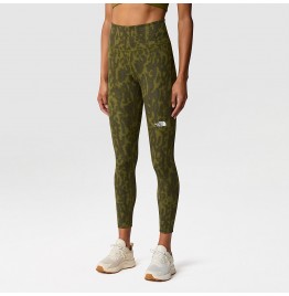THE NORTH FACE W FLEX 25IN TIGHT PRINT NF0A886RWI9 FOREST OLIVE