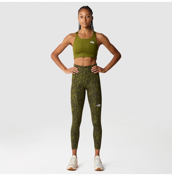 THE NORTH FACE W FLEX 25IN TIGHT PRINT NF0A886RWI9 FOREST OLIVE