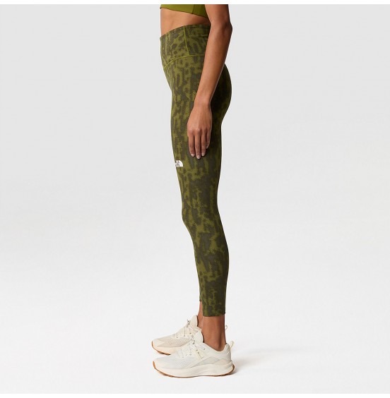 THE NORTH FACE W FLEX 25IN TIGHT PRINT NF0A886RWI9 FOREST OLIVE