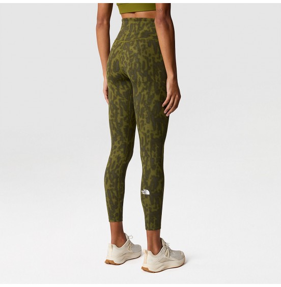 THE NORTH FACE W FLEX 25IN TIGHT PRINT NF0A886RWI9 FOREST OLIVE