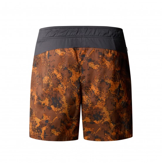 THE NORTH FACE M 24/7 7IN SHORT PRINT NF0A886W1BO DESERT RUST