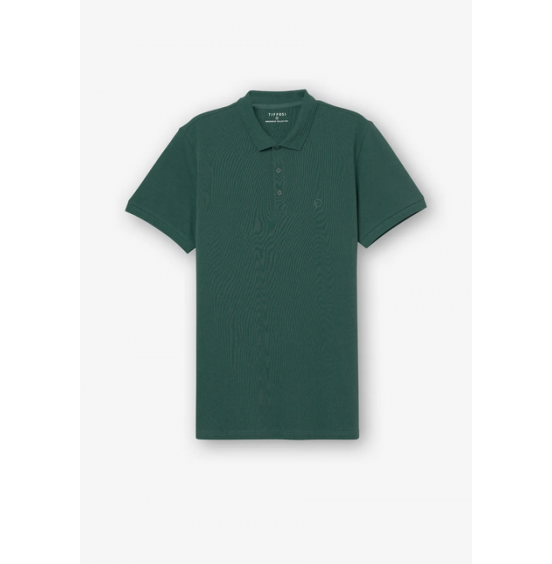 TIFFOSI MANNING_2 ΑΝΔΡΙΚΟ ΚΟΝΤΟΜΑΝΙΚΟ POLO 10050806-802 GREEN