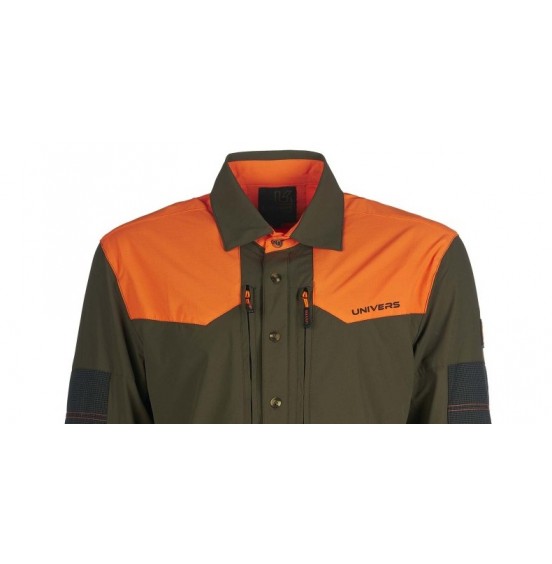 UNIVERS CORTINA 4 WAY STRETCH 94337-392 ΚΥΝΗΓΕΤΙΚΟ ΠΟΥΚΑΜΙΣΟ VERDE-ARANCIO