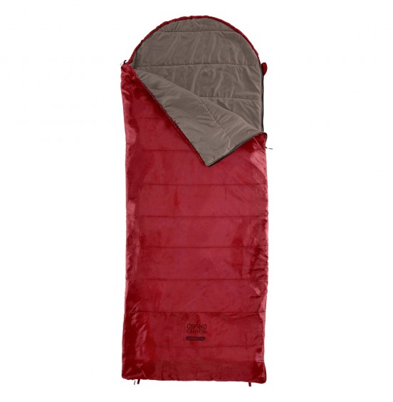 GRAND CANYON Kayenta 190 sleeping bag 340003 Red dahlia