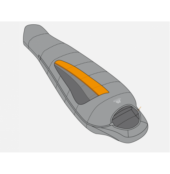 MOUNTAIN EQUIPMENT LUNAR III LONG ME-004739-01476 LZ SLEEPING BAG DENIM BLUE