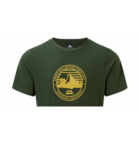 MOUNTAIN EQUIPMENT ROUNDEL MENS TEE ME-004770-01594 GREEN