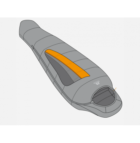 MOUNTAIN EQUIPMENT LUNAR II REGULAR ME-003881-01476 LZ SLEEPING BAG DENIM BLUE 