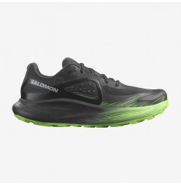 SALOMON GLIDE MAX TR 473174 INDIA INK/BLACK/GREEN GECKO RUNNING SHOES