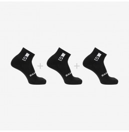 SALOMON ΚΑΛΤΣΕΣ ACTIVE WEAR EVERYDAY ANKLE 3-PACK C20866 BLACK