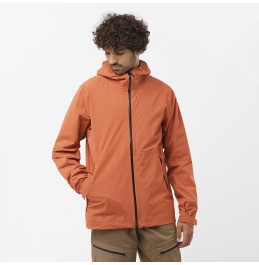 SALOMON ΜΕΜΒΡΑΝΗ APPAREL OUTERPATH 2.5L. WATERPROOF JACKET LC2211500 BAKED CLAY
