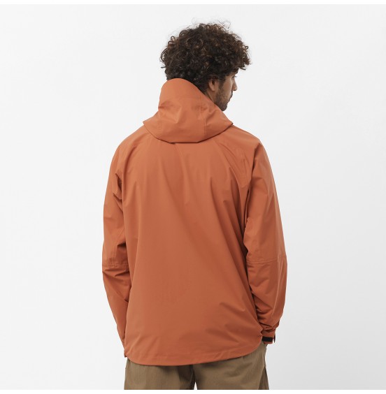SALOMON ΜΕΜΒΡΑΝΗ APPAREL OUTERPATH 2.5L. WATERPROOF JACKET LC2211500 BAKED CLAY